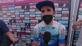 Simon Yates  Interview at the finish  Stage 2  Giro dItalia 2022 [upl. by Michale]