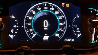 Hidden menu activation on Opel Insignia instrument cluster [upl. by Siravrat]