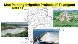 Telangana Geography Map Pointing Major amp Minor Irrigation Projects in Telangana TSPSC Bilingual [upl. by Bruce]