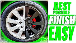 HOW TO PAINT YOUR RIMS  BEST Possible Finish  SUPER EASY [upl. by Valma165]