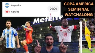 FINALS BOUND AGAIN Argentina 20 Canada Live Watchalong in Tamil  Copa America Semifinal [upl. by Notyep]