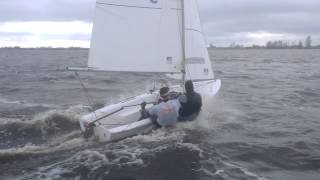 Vaurien 36337 in plane op het Sneekermeer [upl. by Carine447]