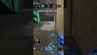 200IQ Sova Dart Clutch 😳 valorant gaming esports sova [upl. by Wylde280]