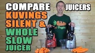 Comparison Kuvings Whole Slow Juicer B6000S amp Kuvings Silent Juicer SC [upl. by Htrap]