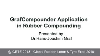 Graf Compounder Software Application in Rubber Compounding [upl. by Ttelracs]