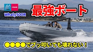 ○○○○でブッ叩いても壊れない！圧巻の耐久性を誇る最強ボート｜ウォーリー500R＆455｜Whaly 500R＆455 [upl. by Ardnod919]