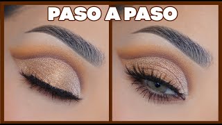 Tutorial De Sombras Bronce amp Cafe [upl. by Aylmar]