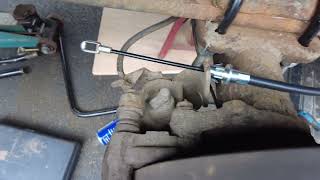 Ford Transit MK7 RWD Handbrake Cable Replacement [upl. by Nylareg937]