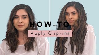 Howto Clipins  A Beginners Guide by The Hair Shop [upl. by Nnainot13]