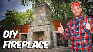 Build with Roman  How to build a Fremont DIY Outdoor Fireplace Kit [upl. by Gerk]