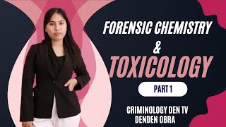 Forensic Chemistry amp Toxicology  Part 1  Forensic Criminology Review Lecture [upl. by Alburg707]