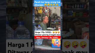 2000 satu goceng dua kagak mau heheeeefunnyvideo [upl. by Aihsyn]