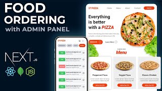 Build a Fullstack Food Ordering App with Nextjs 14 reactjs mongo tailwind [upl. by Yuma309]