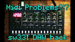 Roland S1 Having Problems w External MIDI Tracks In Logic workaroundsolution [upl. by Hosbein]