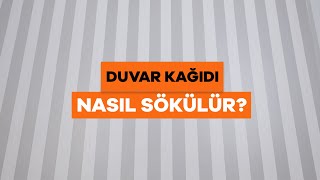 Duvar Kağıdı Sökmenin En Kolay ve Pratik Yöntemi  Duvar Kağıdı Nasıl Sökülür [upl. by Nohsal]