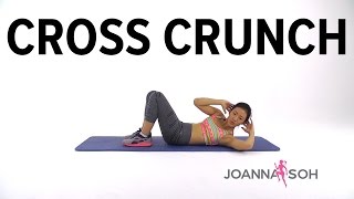 How to do Cross Crunch  Joanna Soh [upl. by Yeca]