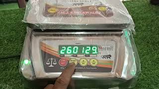 WEIGHT SETTING 20KG IN 1G ELECTRIC SCALE TAITAN INDIA CARD [upl. by Nyssa]