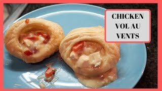 CHICKEN VOLAUVENT RECIPE  COOK WITH ME [upl. by Charmine]