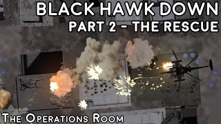 Black Hawk Down  The Battle of Mogadishu 1993 Part 2  Animated [upl. by Ecnahs]