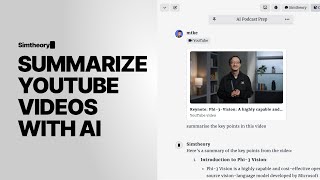 Tutorial How to summarize YouTube videos with AI [upl. by Chesney]