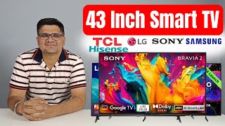 Best 43 Inch TV 2024 ⚡Best 43 inch smart tv 2024 ⚡Best LED TV 43 Inch in India 2024 [upl. by Leahcimal]