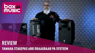 Yamaha Stagepas 600i draagbaar PA systeem  Review [upl. by Aerdno]