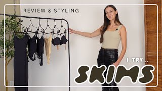 Petite Tries SKIMS  I SPENT 500 on Skims by Kim Kardashian  Unsponsored Review amp TryOn [upl. by Weig]