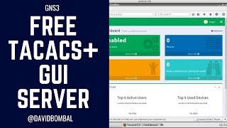 Free TACACS GUI Server Easy way to add AAA servers to your GNS3 labs Part 2 [upl. by Ron879]