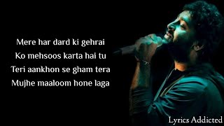 Saanson Ko jeene Ka Ishara Mil Gaya Full Song with Lyrics Arijit Singh Zid [upl. by Ahsead]