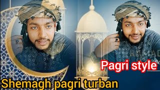 How to tie new Shemagh style tutorial  Imama sharif turban  রুমাল স্টাইল [upl. by Kunz]