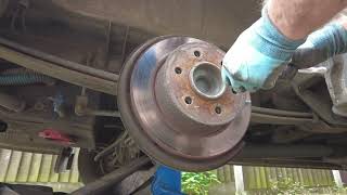 Mercedes Sprinter rear brake discs and pads W906 sprinter van back brakes [upl. by Yvehc]