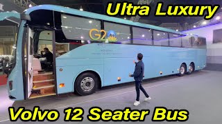 Volvo Luxury Bus  12 Seater Business Class 😍 Auto Expo 2023 [upl. by Scot576]