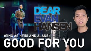 Good For You EvanJared Part Only  Karaoke  Dear Evan Hansen [upl. by Meingolda]