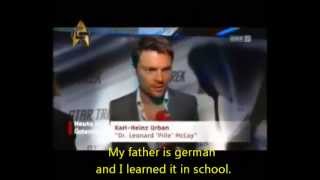 Karl Urban speaks German [upl. by Hnim173]