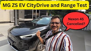 What a Car Is It better than New Nexon EV  MG ZS EV Drive and Range Test [upl. by Furgeson]