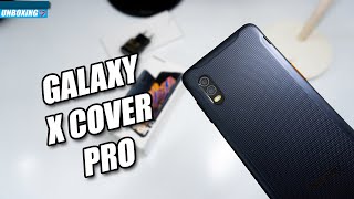 Samsung Galaxy X Cover Pro  Unboxing en español [upl. by Boorer]