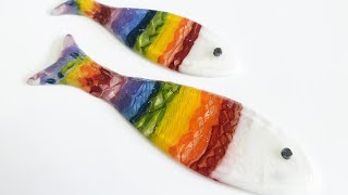 Fused Glass Rainbow Fish [upl. by Nuarb]