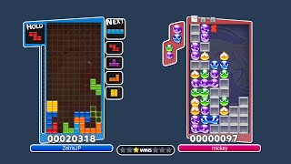 Puyo Puyo Tetris AI Zetris vs mickey 3 [upl. by Tabitha]