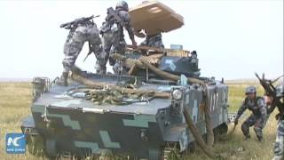 Most watched live moments Chinese paratroopers conduct livefire drill [upl. by Guyon706]