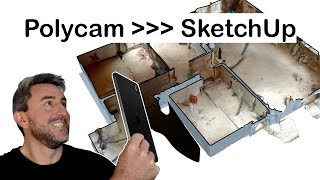 Polycam scansione Lidar con iPad e importazione modello 3D in SketchUp [upl. by Giorgio]