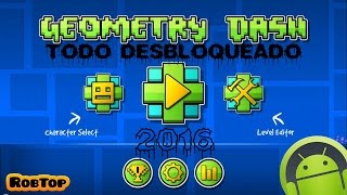 Como Instalar la version paga de Geometry Dash Full todo desbloqueado [upl. by Ennagrom]