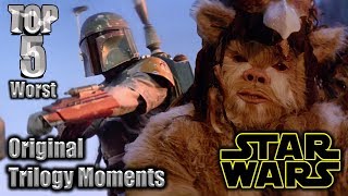 Top 5 Worst Star Wars Original Trilogy Moments [upl. by Adoc]