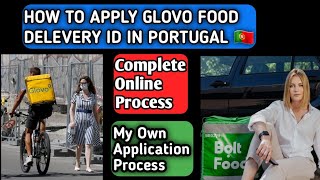 How To Apply For Glovo Food Delivery  How to Apply Glovo ID in Portugal 2024 How to Use GLOVO App [upl. by Nolyaj]