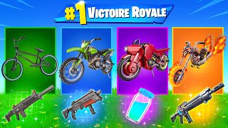 MOTO ALÉATOIRE CHALLENGE  Défi FORTNITE Battle Royale [upl. by Tedi]