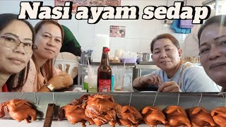 Makan tengahari nasi ayam  mee goreng  ulaman [upl. by Ahsit]