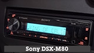 Sony DSXM80 Display and Controls Demo  Crutchfield Video [upl. by Areemas525]