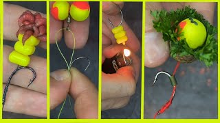 Montage Asticots Bouillette Carpe Amour Blanc Fishing [upl. by Roth]