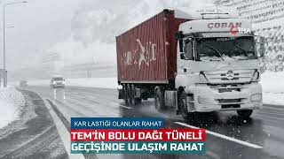 TEMİN BOLU DAĞI TÜNELİ GEÇİŞİNDE ULAŞIM RAHAT [upl. by Schwerin]