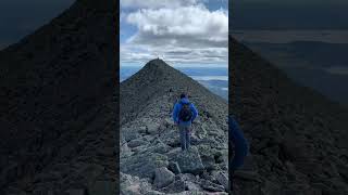 Knife Edge maine katahdin baxter hiking appalachiantrail [upl. by Ahsenre]