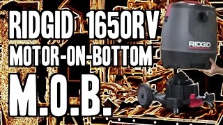 RIDGID 1650RV MOB MotorOnBottom WetDry Vacuum [upl. by Ezalb740]